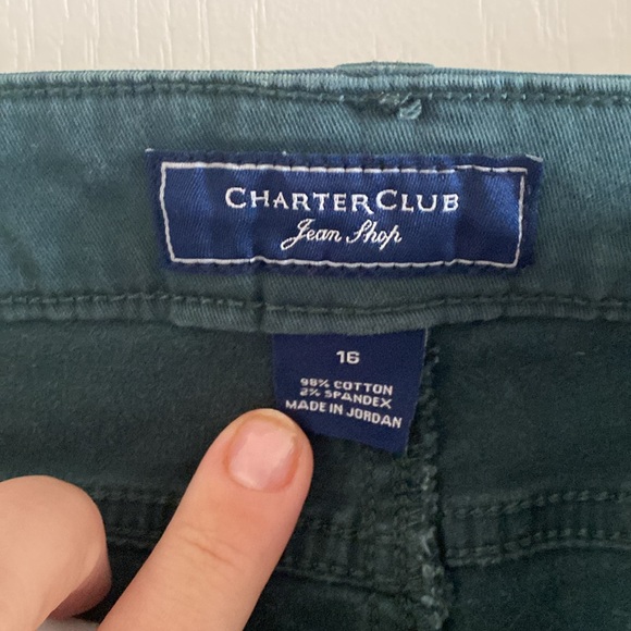 Charter club green straight jeans - Picture 4 of 11